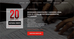 Desktop Screenshot of notaria20medellin.com.co